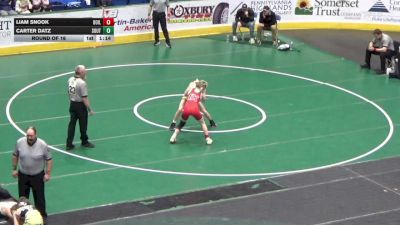 117 lbs Round Of 16 - Liam Snook, Boiling Springs vs Carter Datz, Southmoreland