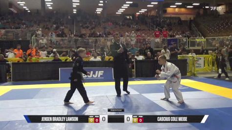 Cascius Cole Meise vs Jensen Bradley Lawson 2025 Pan Kids Jiu-Jitsu IBJJF Championship
