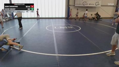 100 lbs Rr Rnd 3 - John Tarantino, Ruthless Black vs David Wehry, Ride Out Wrestling Club