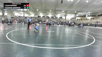 50 lbs Champ. Round 1 - Eleanora Davenport, Wildcats Wrestling vs Lailah Withrow, Higher Calling Wrestling