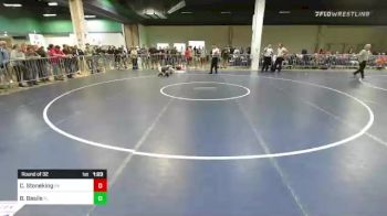 132 lbs Round Of 32 - Colton Stoneking, PA vs Braden Basile, FL