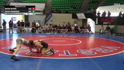 140 lbs Semifinals (8 Team) - Isaac Ferguson, Scottsboro vs Micah Myers, Elmore County School