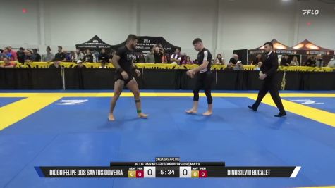 Dinu Silviu Bucalet vs Diogo Felipe Dos Santos Oliveira 2026 Pan IBJJF Jiu-Jitsu No-Gi Championship