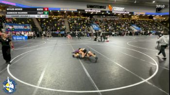 150 lbs Champ. Round 1 - Jameson Warren, Staley vs Myles Monis, Lombard (Montini)