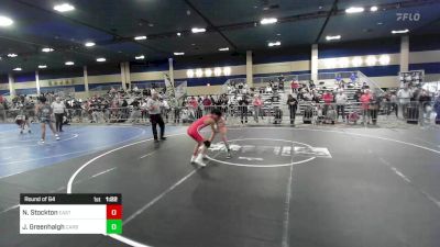 102 lbs Round Of 64 - Noah Stockton, East Valley WC vs Jantz Greenhalgh, Carbon WC