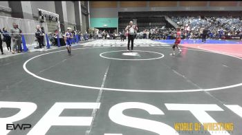 61 lbs Quarterfinal - Tate Jimenez, Gomez Brothers Grappling Academy vs Asher King, Sebolt Wrestling Academy