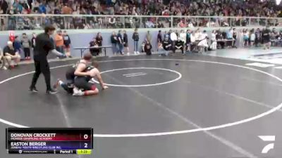 170 lbs Round 1 - Donovan Crockett, Pioneer Grappling Academy vs Easton Berger, Juneau Youth Wrestling Club Inc.