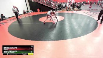 106 lbs Cons. Round 4 - VInce DeMarco, Grayslake (CENTRAL) vs Brandon White, DAKOTA