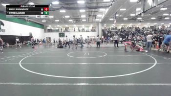 120 lbs Quarterfinal - Owen Launer, Kearney Matcats vs Rudy Rodriguez, GI Grapplers