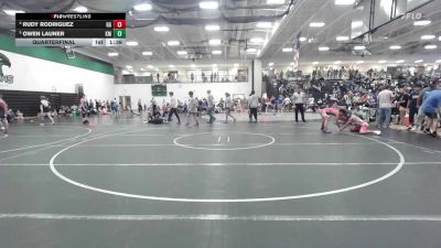 120 lbs Quarterfinal - Owen Launer, Kearney Matcats vs Rudy Rodriguez, GI Grapplers