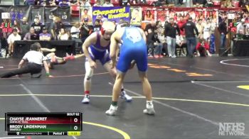 4A 150 lbs Champ. Round 1 - Brody Lindenman, Winfield vs Chayse Jeanneret, Santa Fe Trail