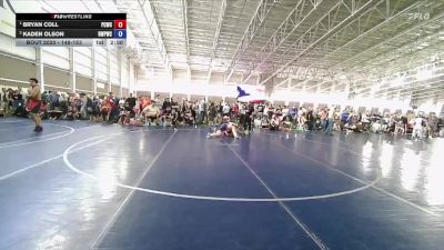 148-153 lbs Round 2 - Bryan Coll, Park City Wrestling Club vs Kaden Olson, Riverton Wolf Pack Wrestling Club