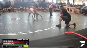 65 lbs Quarterfinal - Cooper Fielder, Backyard Brawlers vs Geno Crooks, Warrior Ridge