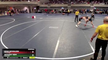 121 Championship Bracket Semifinal - Noah Nicholson, Stillwater vs Anthony Heim, Shakopee