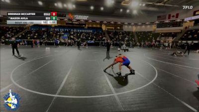 132 lbs Champ. Round 1 - Brennan McCarter, DeKalb vs Mason Avila, Decorah