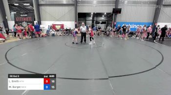 47 kg Rr Rnd 3 - Logan Smith, Maine Trappers vs Mackenzie Burger, Michigan Rev Blue