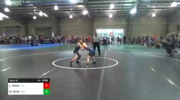 75 lbs Prelims - Lucas Howe, Team Tulsa vs Willy Goss, Moses Lake WC