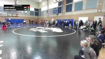 140lbs Cons. Round 3 - Jasmin Velasco, Eisenhower (Girls) vs Alissa Avalos, Sageview (Girls)