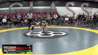 65 lbs Semis & 1st Wrestleback (8 Team) - Wyatt Mcclain, Olympia/Demolition vs Jett Maughon, Minions