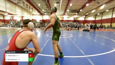 174 lbs Consi Of 8 #1 - Aydin DeForest, Oneonta vs Skyler Sturdevant, Castleton