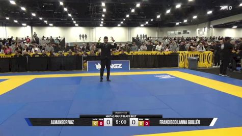 Francisco Lanna Guillén vs Almansor Vaz 2025 World IBJJF Jiu-Jitsu No-Gi Championship