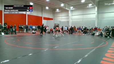 160 lbs Semifinal - Bo Geibe, Indiana Tech vs Hailee Crosland, Baker