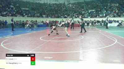 113 lbs Round Of 32 - Christian Lowe, Poteau vs Kale Daughtery, Westmoore