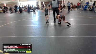 65 lbs Round 4 - Bayden Evans, Madison Elementary School vs Rowan Schuyler, Kennedy Elementary School