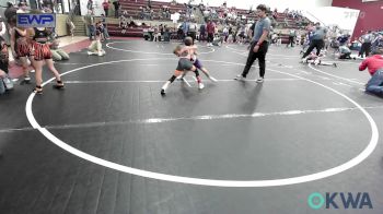 55 lbs Semifinal - Case Mccabe, Cowboy Wrestling Club vs Parks Greenwood, Mannford Pirate Youth Wrestling