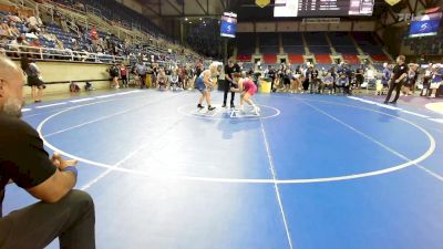 136 lbs 7th Place - Paisley DeNault, MI vs Nia Hagler, UT