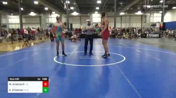 182 lbs Consi Of 8 #2 - Mathieu Arsenault, The Nook vs Aidan O'Connor, LW Wrestling Club