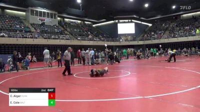 60 lbs Consi-qtrs - Connor Alger, Plymouth vs Emil Cole, Baltimore