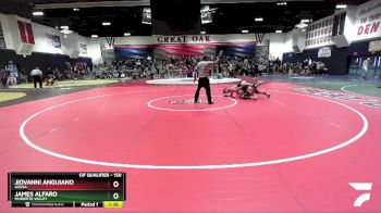 150 lbs Champ. Round 1 - James Alfaro, Murrieta Valley vs Jiovanni Anguiano, Azusa