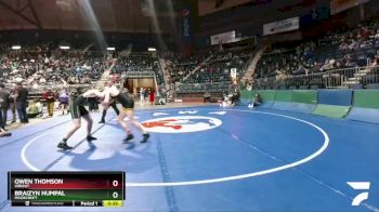 2A-160 lbs Cons. Round 3 - Owen Thomson, Wright vs Braizyn Humpal, Moorcroft