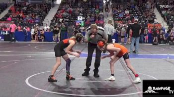 80 lbs Cons. Round 2 - Hadlei Carey, Smoky Valley vs Tymber Zimmerman, Ogden`s Outlaws