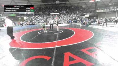 Boys 2A 106 lbs Cons. Round 1 - Jose Rodriguez, Franklin Pierce vs Efren Lopez, Clover Park