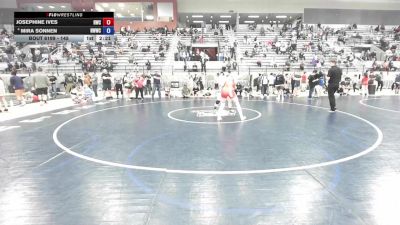 145 lbs Semis - Josephine Ives, Roosters Wrestling Club vs Mira Sonnen, NWWC