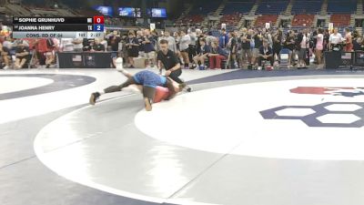 155 lbs Cons. Rd Of 64 - Sophie Grunhuvd, Maine vs Joanna Henry, Texas