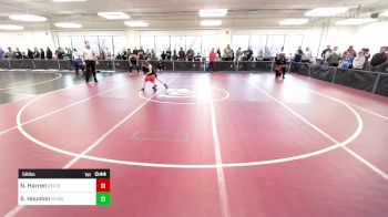 56 lbs Consi Of 4 - Nolan Harren, Red Roots Wrestling Club vs Silas Houston, Newtown (CT) Youth Wrestling