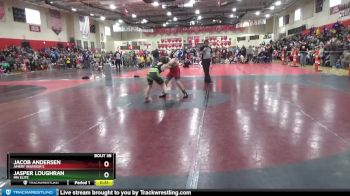 115 lbs Round 2 - Jasper Loughran, MN Elite vs Jacob Andersen, Amery Warrior`s
