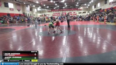 115 lbs Round 2 - Jasper Loughran, MN Elite vs Jacob Andersen, Amery Warrior`s