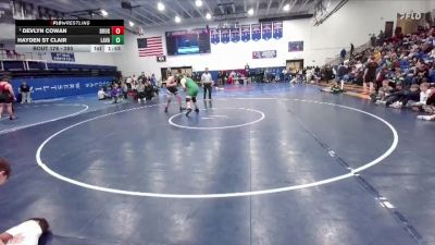 285 lbs Champ. Round 2 - Devlyn Cowan, Douglas vs Hayden St Clair, Lander Valley