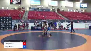 57 kg 5th Place - Joshua Requena, Beat The Streets - Los Angeles vs Ned Kauffman, Pennsylvania