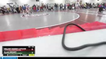 126 lbs Semifinal - Elijah Broady, Contenders Wrestling Academy vs William Vander Luitgaren, Center Grove Wrestling Club