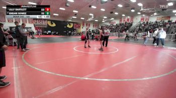 130 lbs Champ. Round 2 - Eneani Gomez, Pacifica/Oxnard vs Lilly Bartlett, Corona