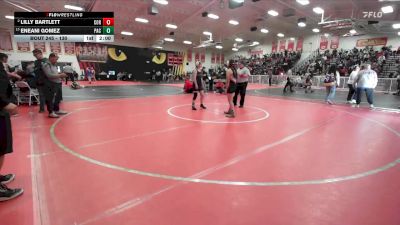 130 lbs Champ. Round 2 - Eneani Gomez, Pacifica/Oxnard vs Lilly Bartlett, Corona