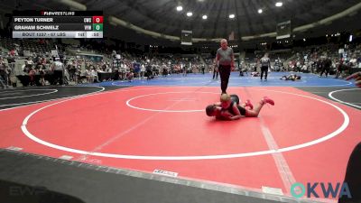 67 lbs Consi Of 8 #2 - Peyton Turner, Claremore Wrestling Club vs Graham Schmelz, Victory Youth Wrestling