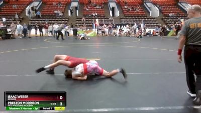 112 lbs Semifinal - Preston Morrison, Fitz Wrestling Academy vs Isaac Weber, Ringers