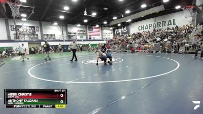 138 lbs Quarterfinal - Anthony Saldana, Vista Murrieta vs Aiden Christie, Great Oak