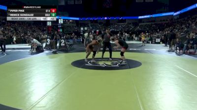 130 lbs Consi Of 8 #2 - Piper Pike, St Helena (NC) vs Renice Gonzalez, Colony (SS)